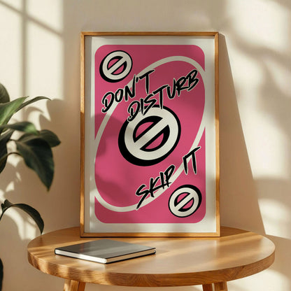Don't Disturb Skeep It Home Decor