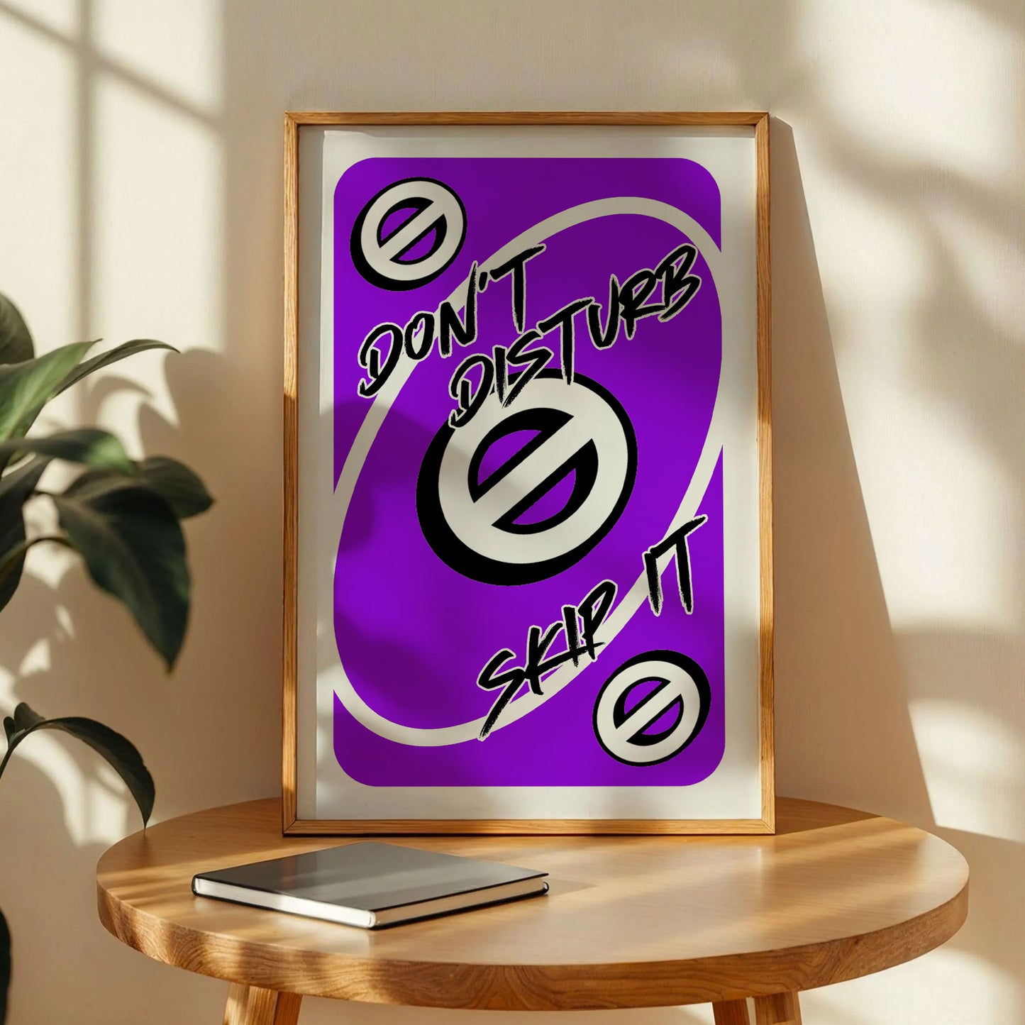 Don't Disturb Skeep It Game Playing Cards Poster