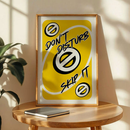 Don't Disturb Skeep It Poster