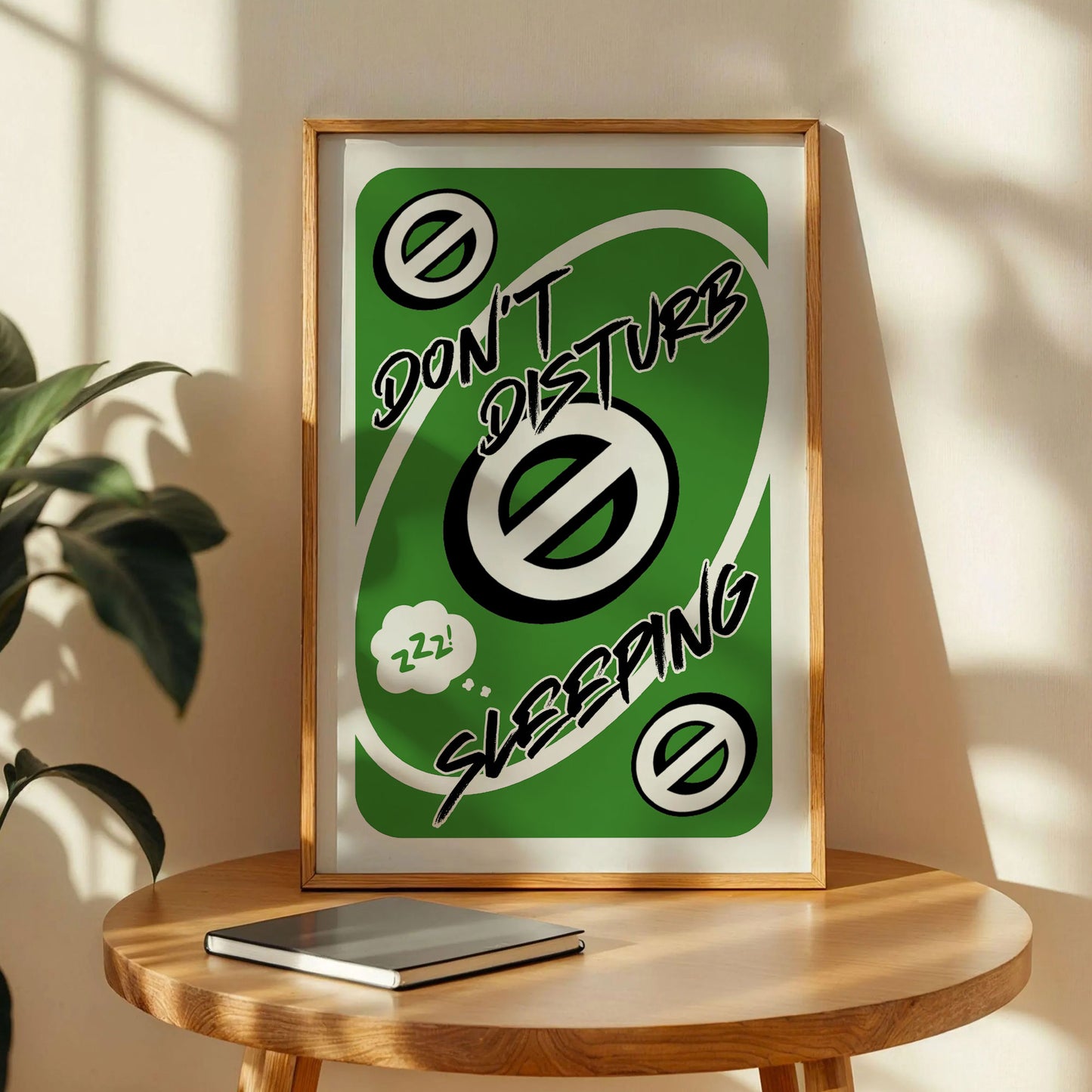 Don't Disturb Sleeping Reverse Card Print