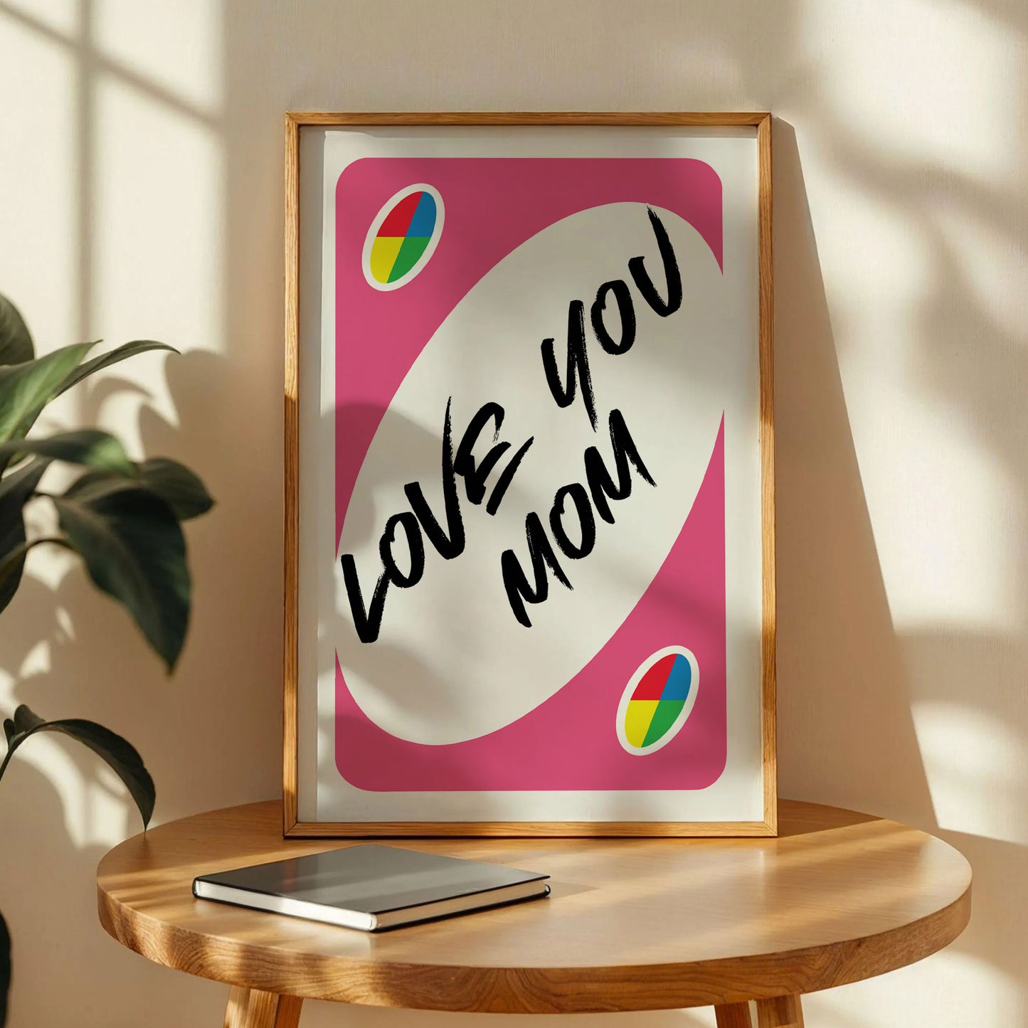 Love You More UNO Card Poster