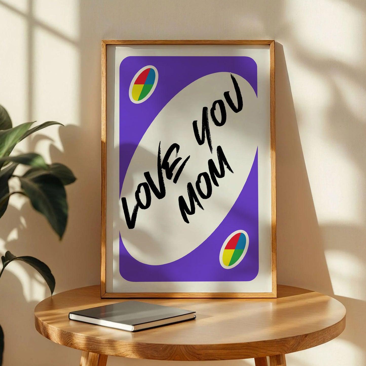 Love You Mom Poster Gift For Mother