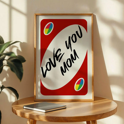 Love You Mom Wall Art