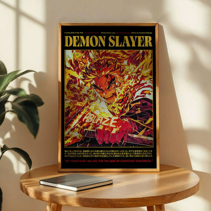 Kyojuro Rengoku Demon Slayer Poster