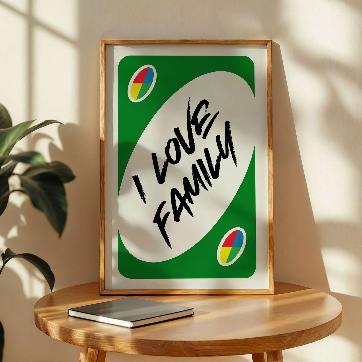 I Love Family UNO Poster