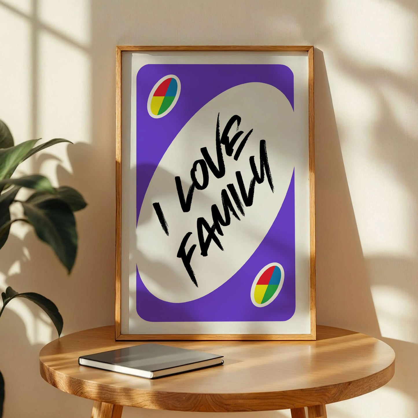I Love Family Uno Trendy Poster