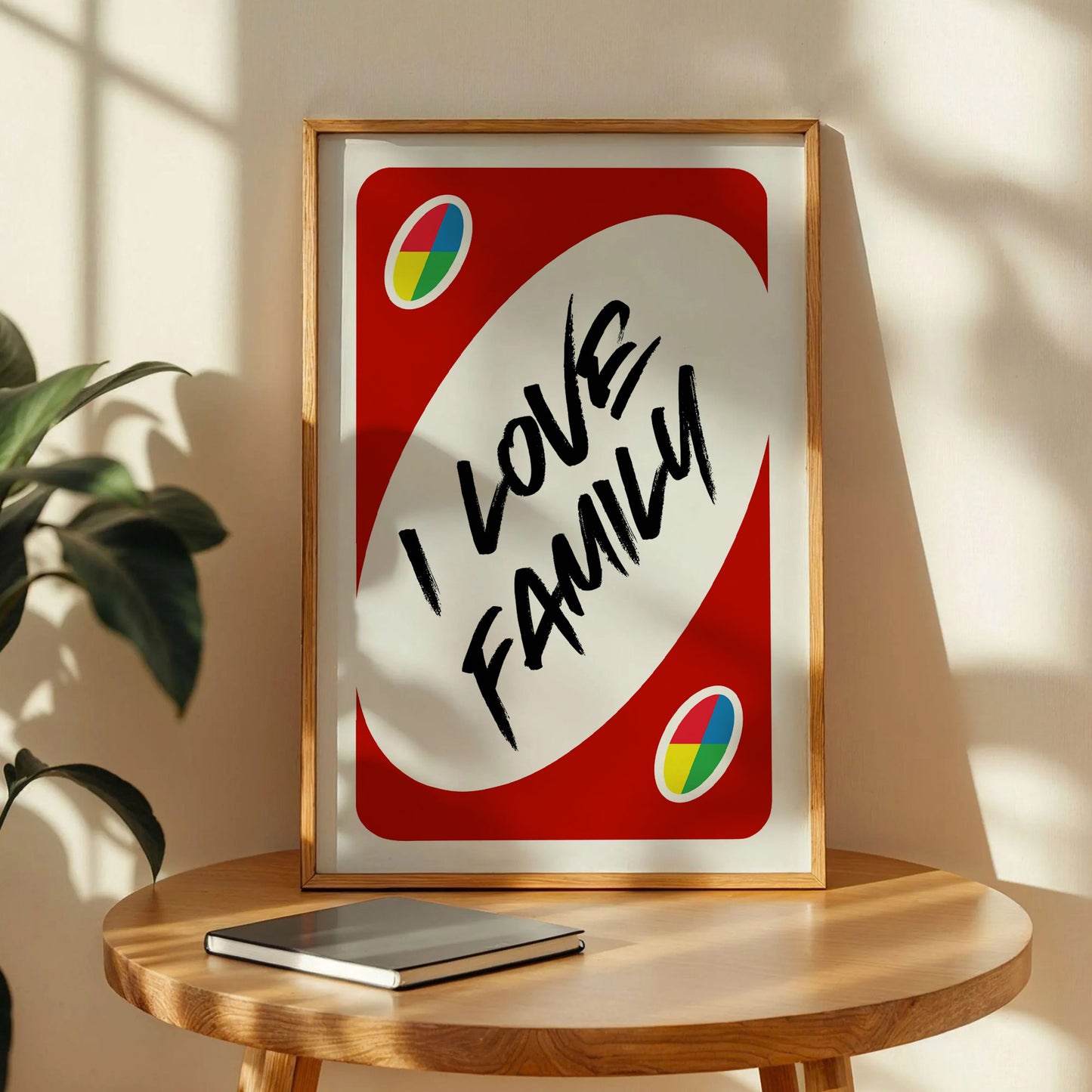 I Love Family Trendy Wall Art