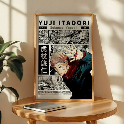 Saturo Gojo Yuji Itadori Poster