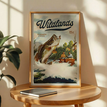 Vintage Wildlands Fishing Poster
