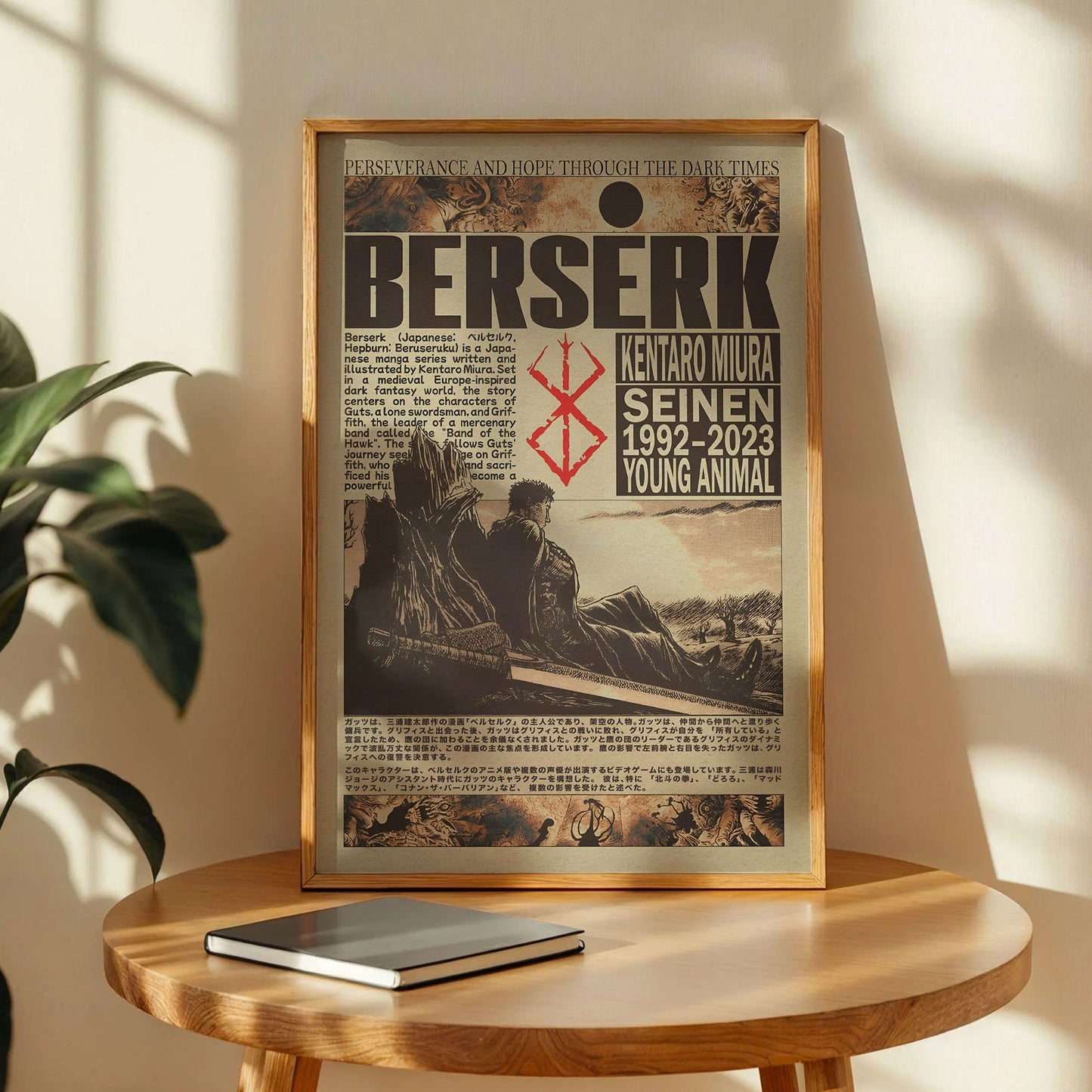 Berserk Guts Anime Poster