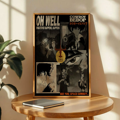 Cowboy Bebop Spike Spiegel and Faye Valentine Print