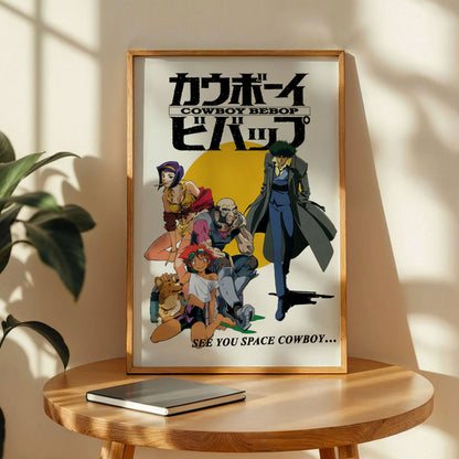 Vintage Cowboy Bebop Jet Black, Ed, Poster