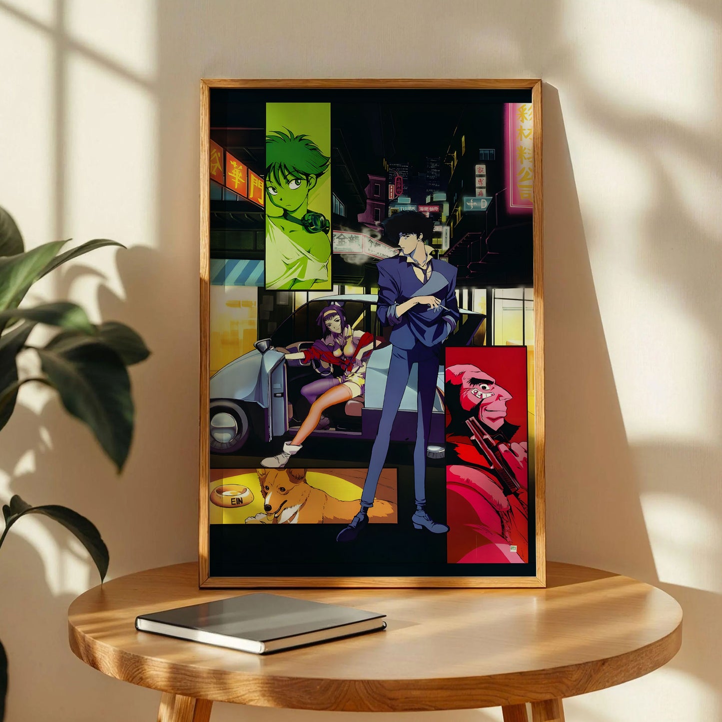 Spike Spiegel, Faye Valentine, and Ed Cowboy Bebop Poster