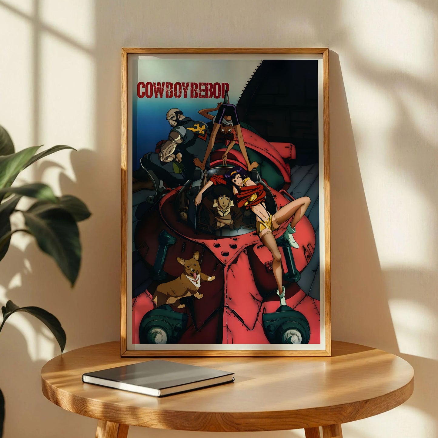 Cowboy Bebop Faye Valentine, Edward, and Ein Poster
