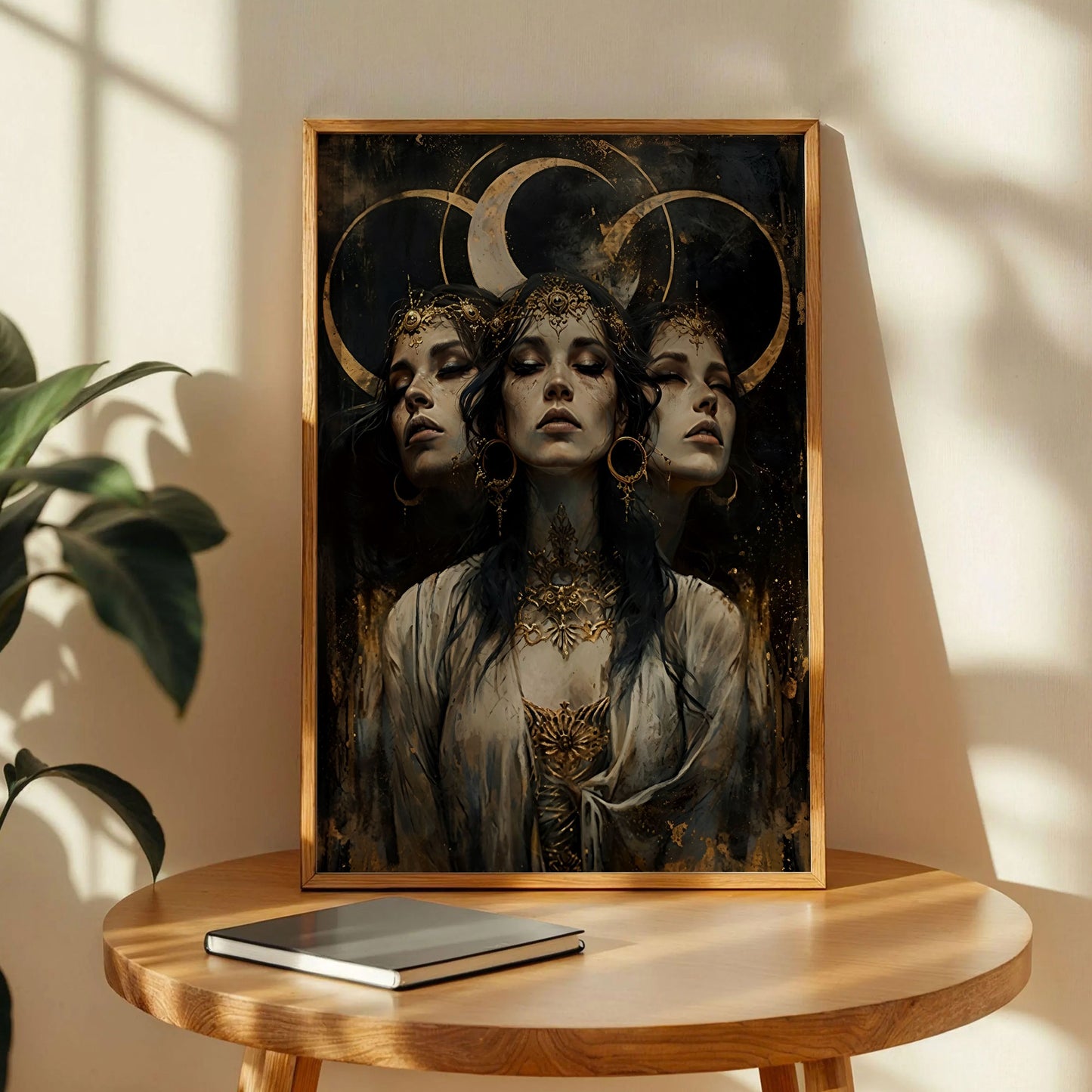 Hekate Triple Moon Goddess Print