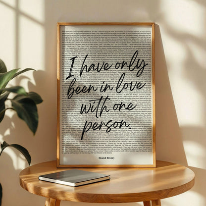 Heated Rivalry Quote Print
