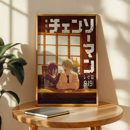 Denji and Reze, Chainsaw Man Poster