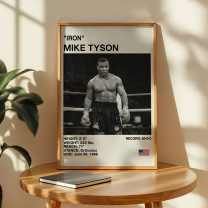Mike Tyson Boxing Poster