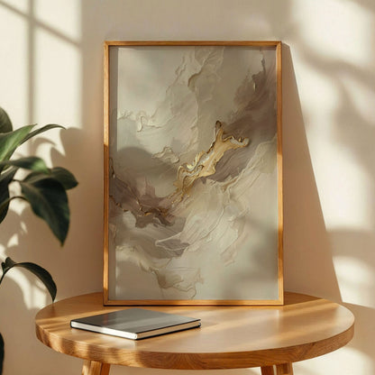 Neutral Beige Textured Wall Art