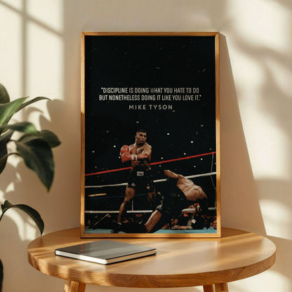 Mike Tyson Quote Poster