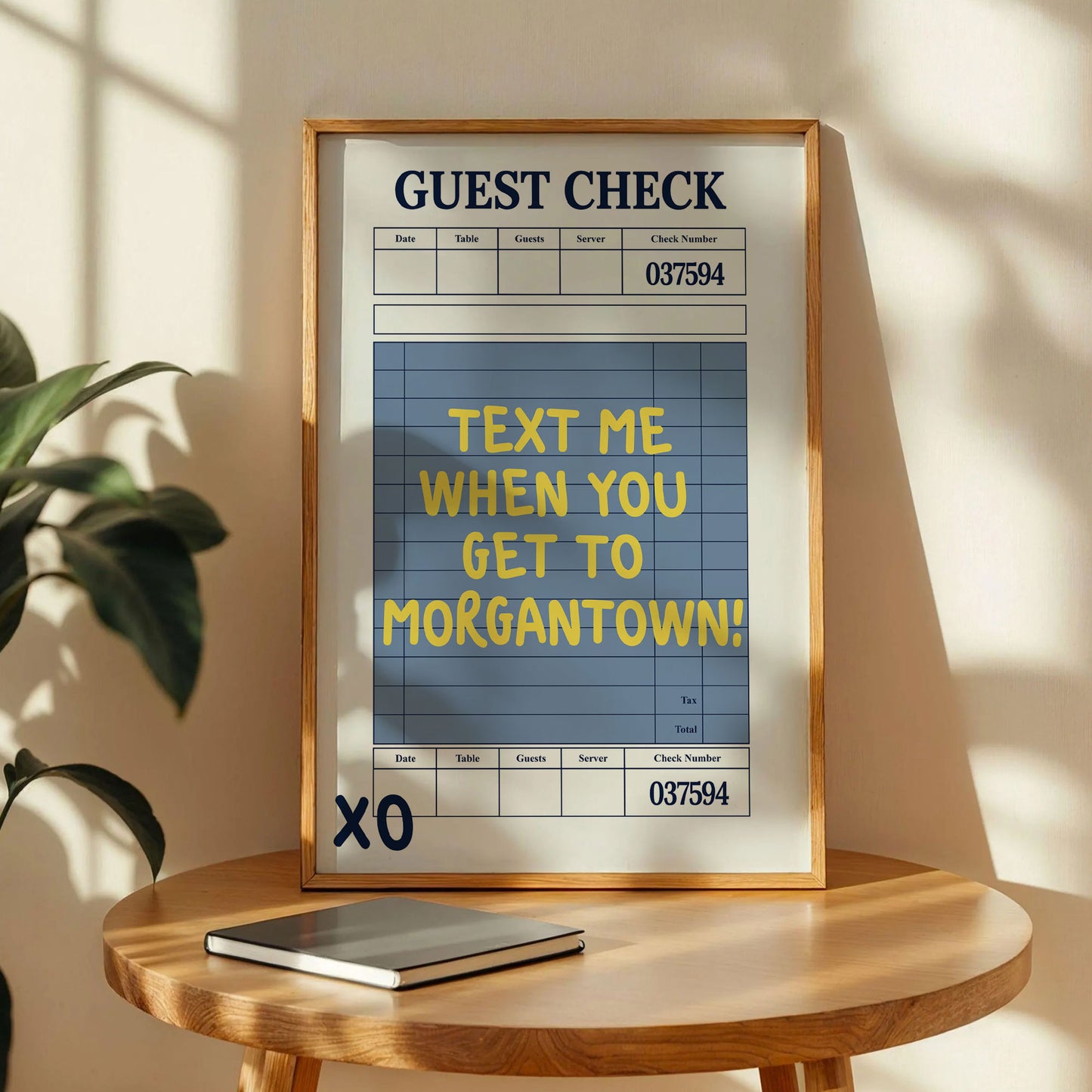 Guest Check Poster