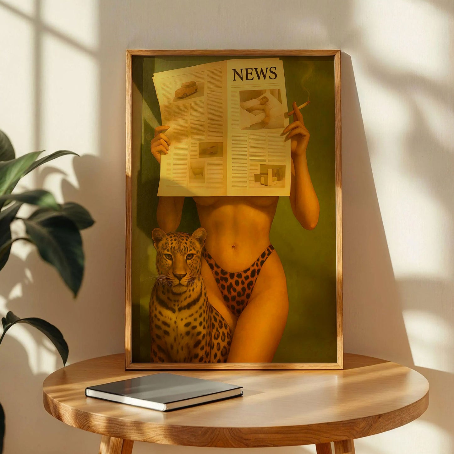 Retro Leopard Marlboro Cigarette Art