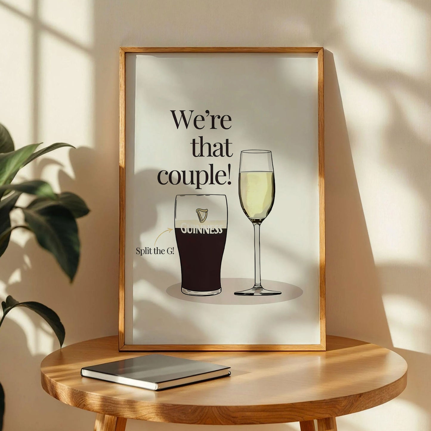 Guinness and Prosecco Couple Print