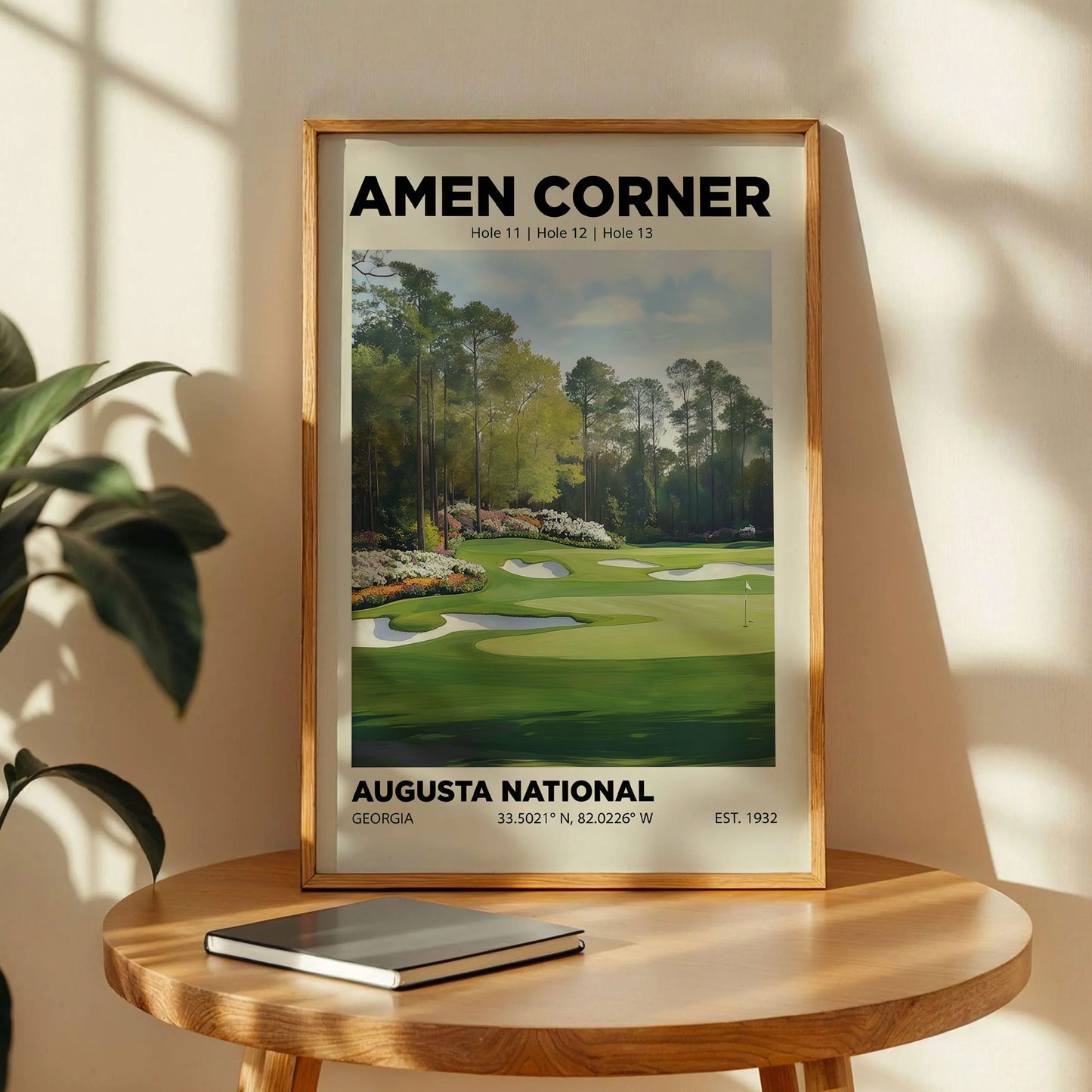 Amen Corner Augusta Golf Club Poster