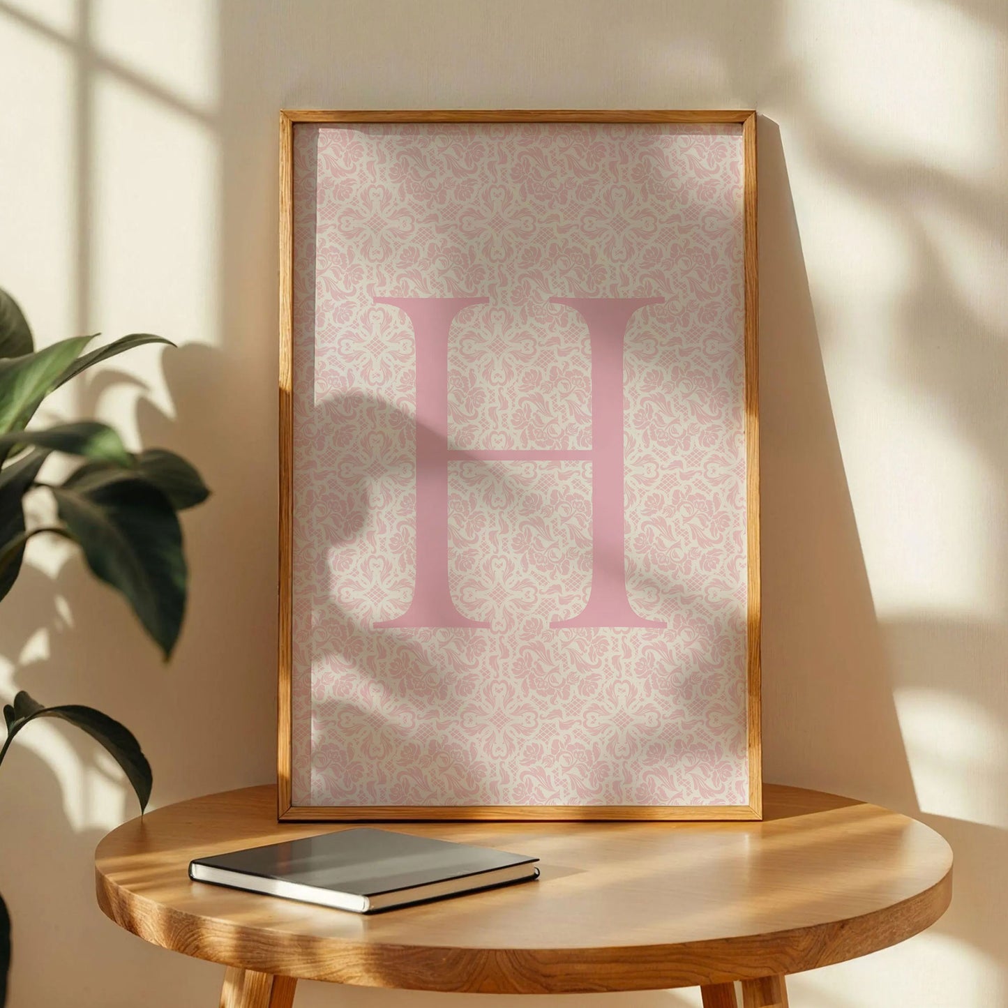 Floral Letter H Print