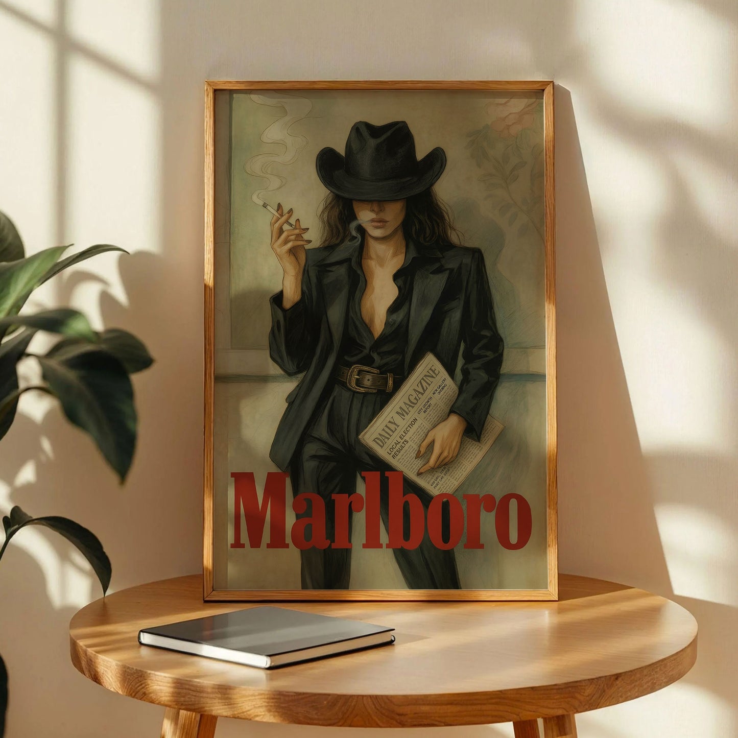 Vintage Marlboro Cigarettes Poster