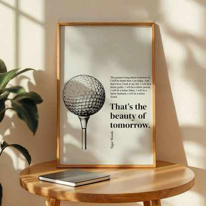 Vintage Golf Clubs Poster