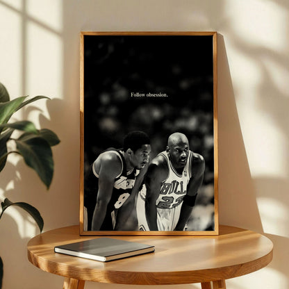 Kobe Bryant and Michael Jordan Print