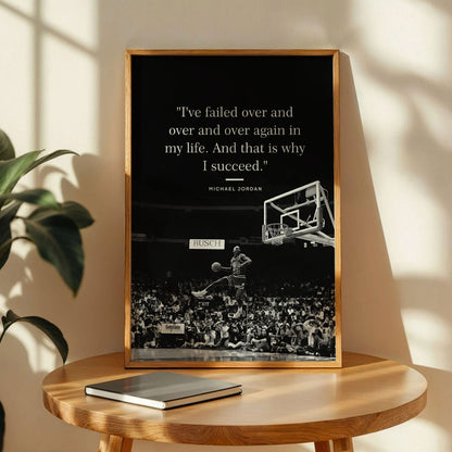 Michael Jordan Quote Print