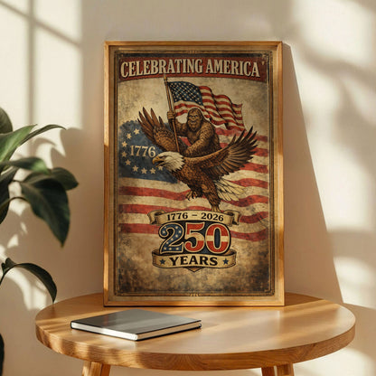 Bigfoot Patriotic 250 Poster