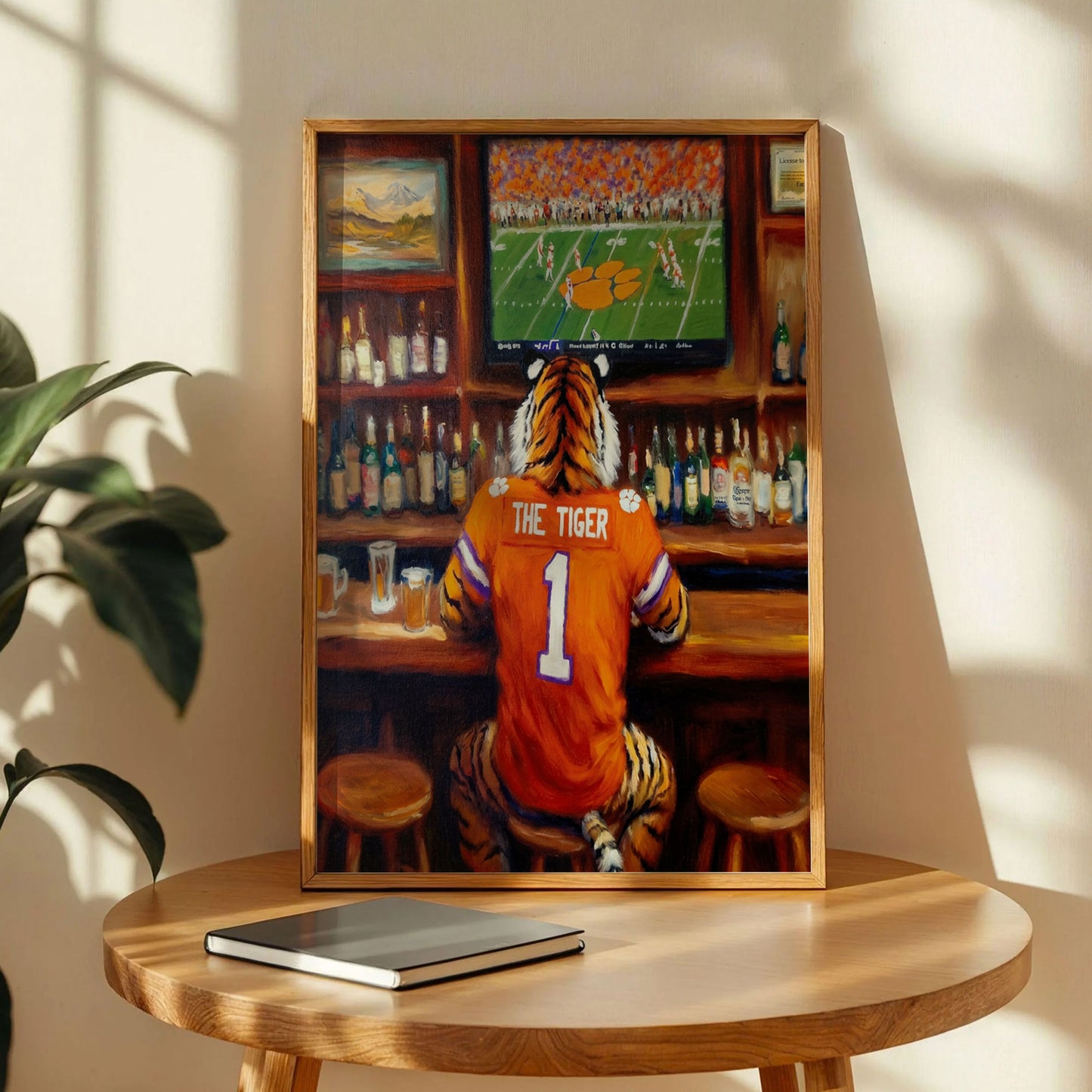 Clemson Tigers Mascot Art Print