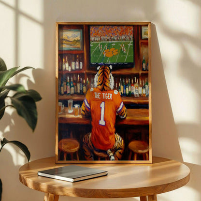 Clemson Tigers Mascot Art Print