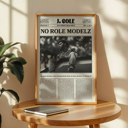 J. Cole No Role Modelz Poster