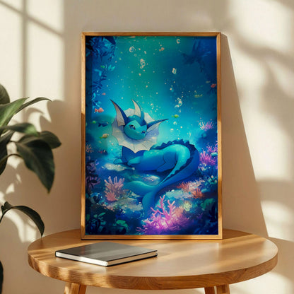Vaporeon Pokémon Poster