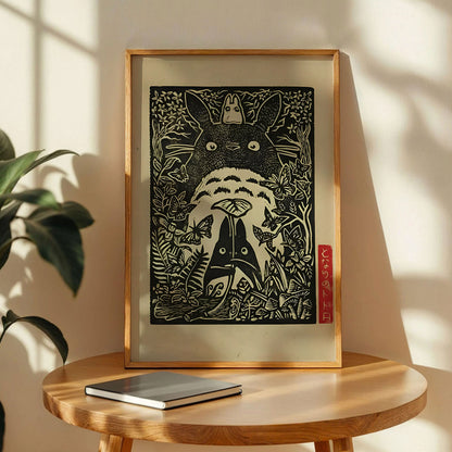 Vintage Totoro Anime Art