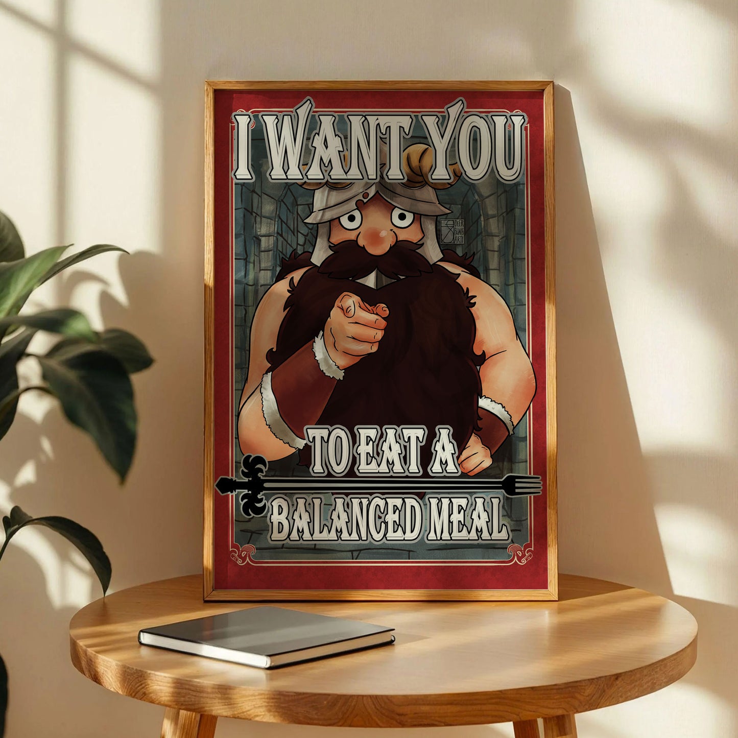 Senshi Dungeon Meshi Wall Art