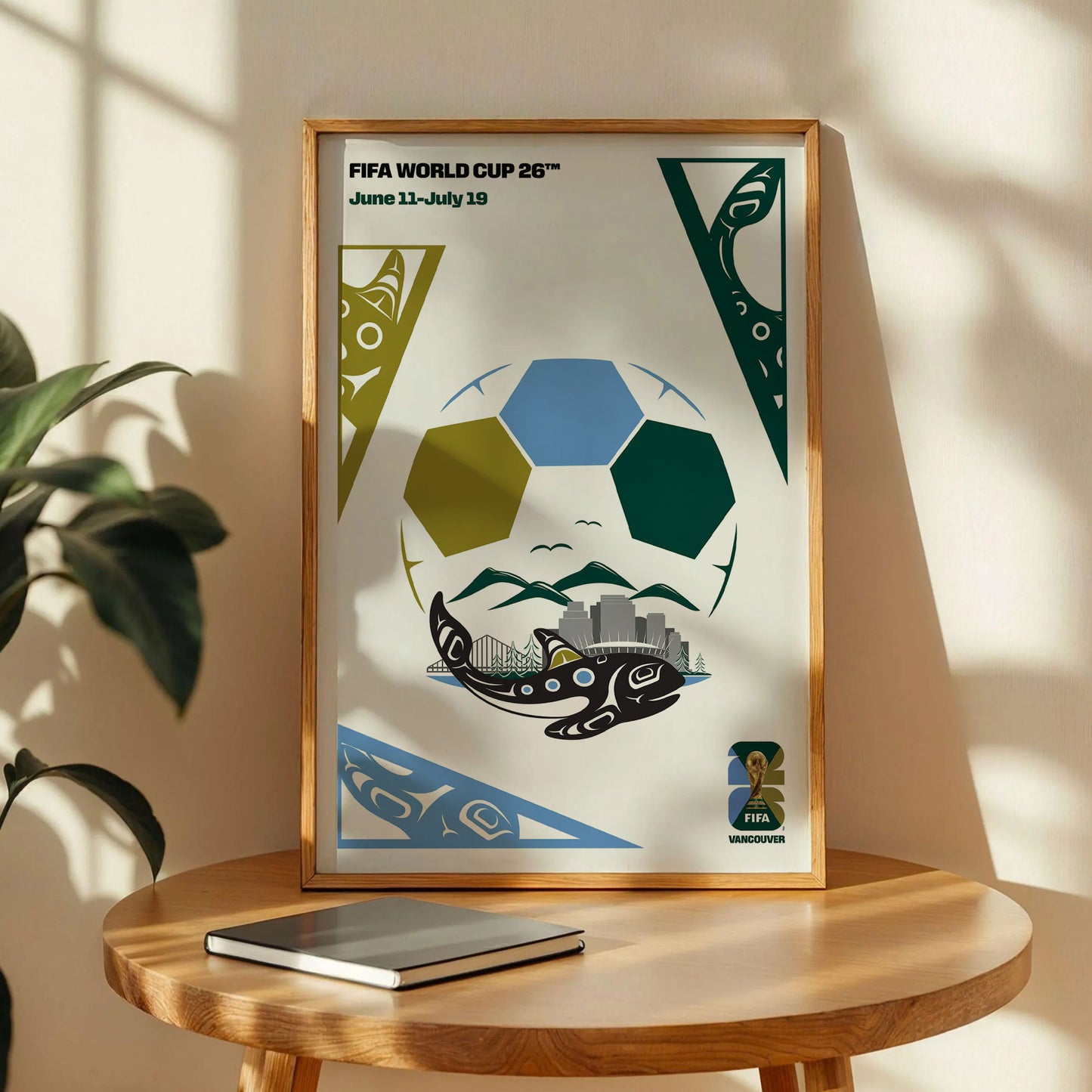 Vancouver Host City 2026 Football Wall Decor