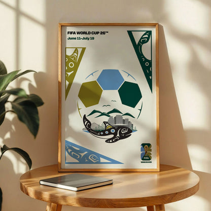 Vancouver Host City 2026 Football Wall Decor