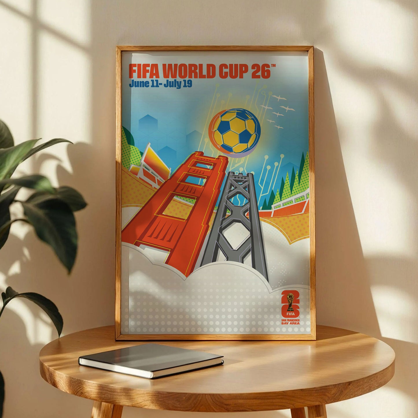 Francisco Host City 2026 Football Poster