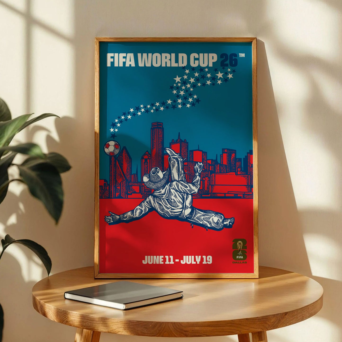 Dallas City Host City Football 2026 Art