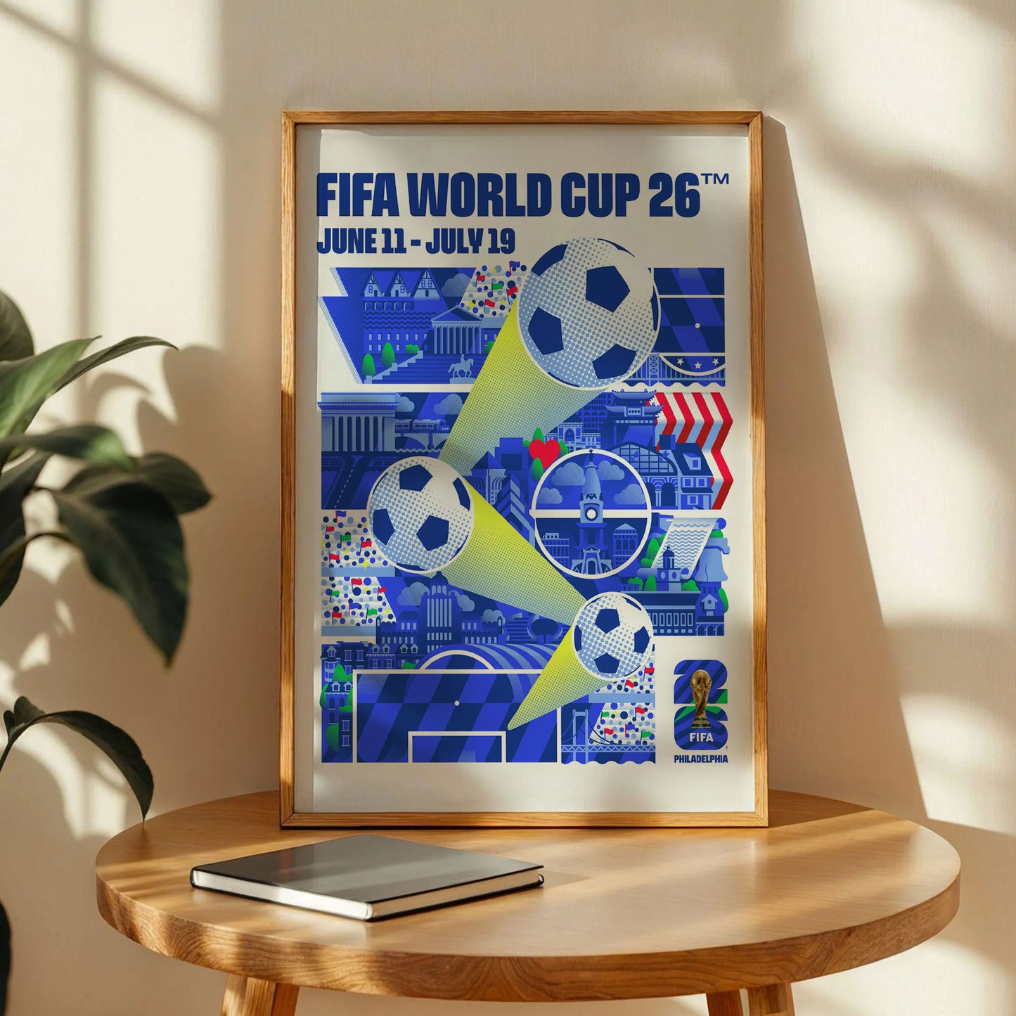 Philadelphia City Host City Football 2026 Poster