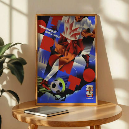 Toronto Host City Football Poster