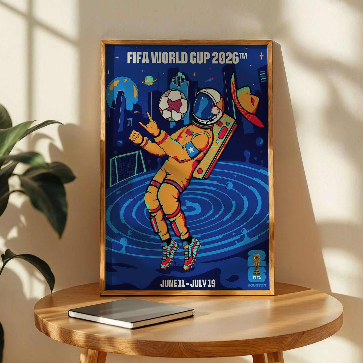 Texas Football Vibe Houston 2026 Poster