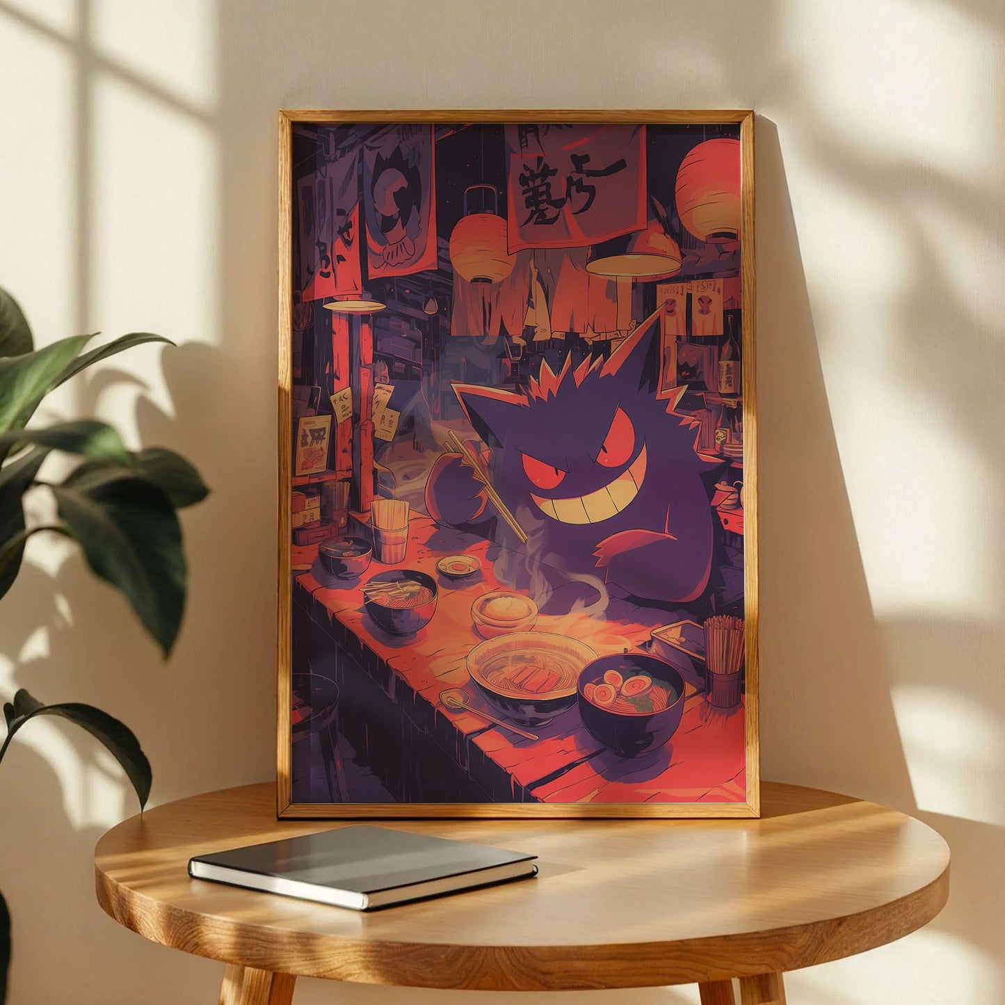Gengar Ramen Anime Poster