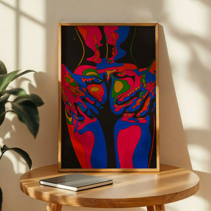 Scorpio Squeeze Blacklight Art
