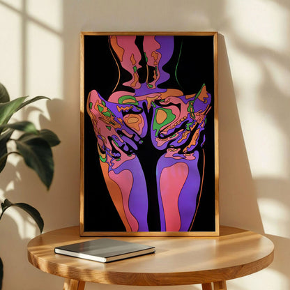 Scorpio Squeeze Blacklight Poster